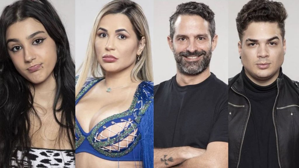 Bia, Deolane, Iran e Lucas formam nova roça em 'A Fazenda 14' (Reprodução/Record TV)