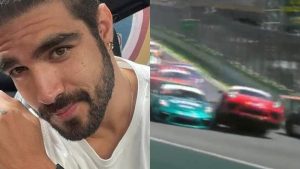 Caio Castro sofre acidente durante corrida em São Paulo
