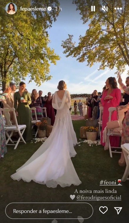 Casamento de Fernanda Rodrigues e Raoni Carneiro (Reprodução/Instagram)