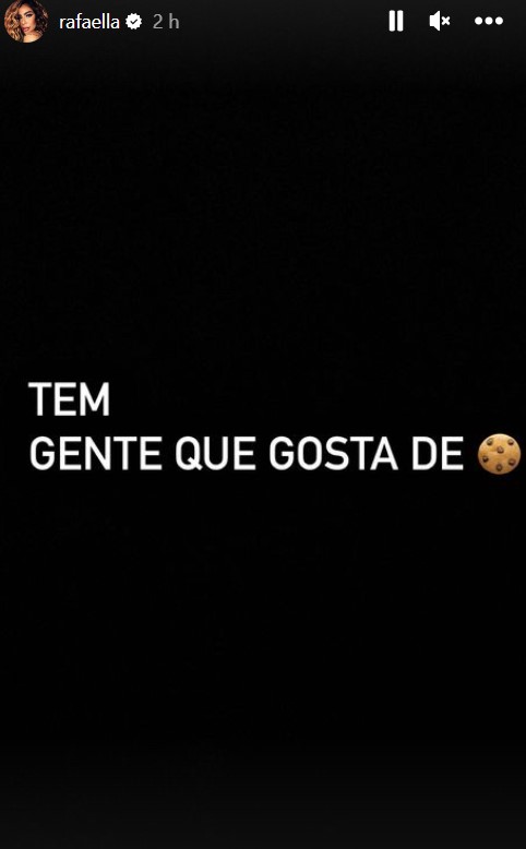 Stories de Rafaella Santos (Reprodução/Instagram)