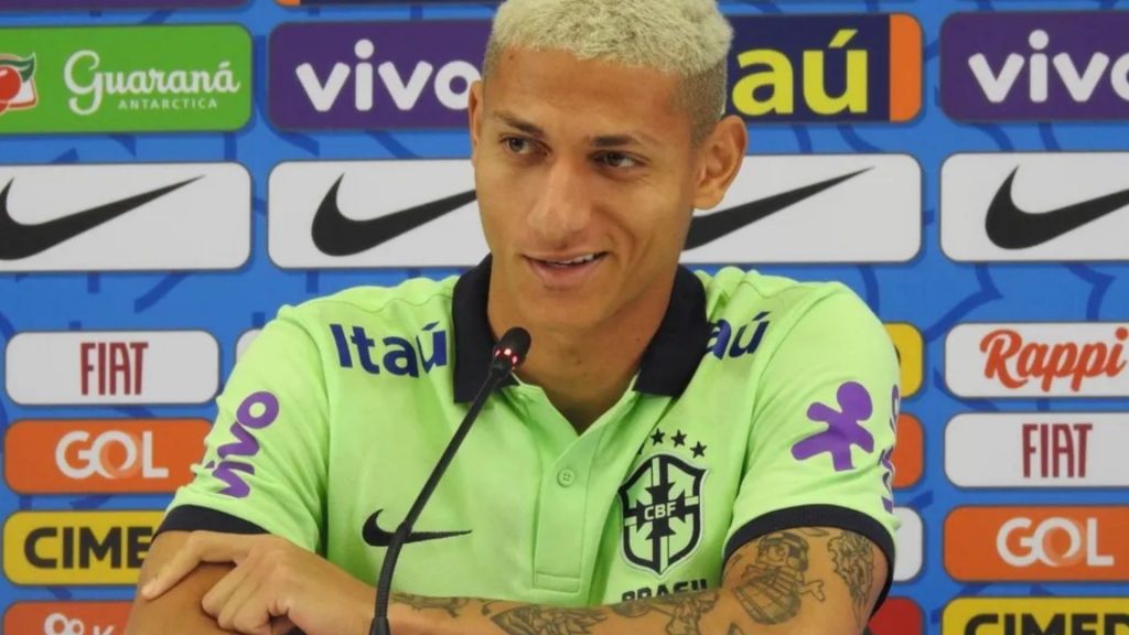 Richarlison, jogador da seleção brasileira da Copa do Mundo