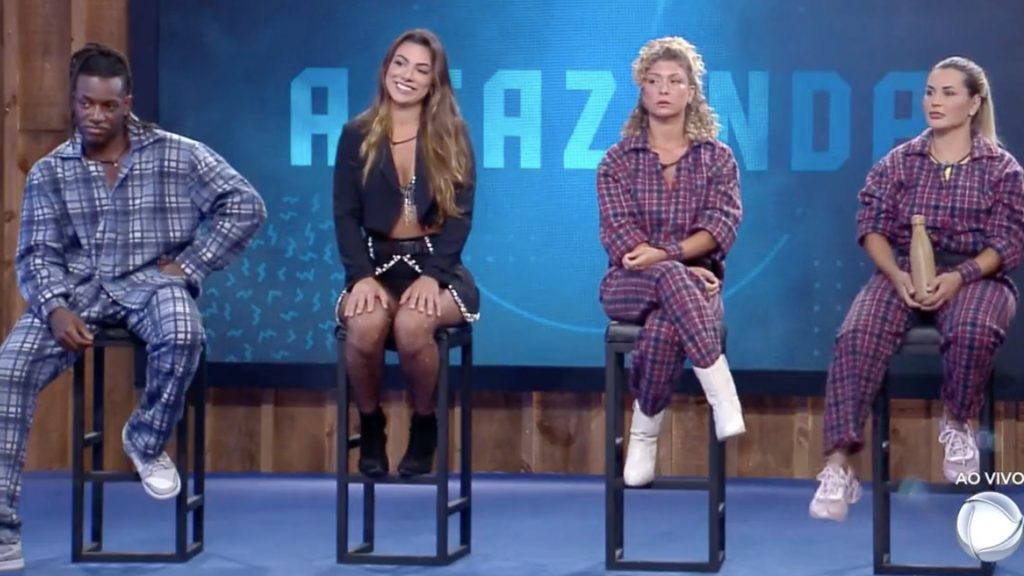 Pelé, Pétala, Babi e Deolane formam a roça falsa em 'A Fazenda 14' (Reprodução/Record TV)