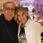 Galvão Bueno e esposa. Reprodução/Instagram