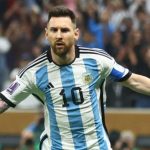 Lionel Messi, camisa 10 da Argentina. Reprodução/TV Globo