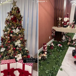 Bianca Andrade, a Boca Rosa, mostra decoração de Natal na casa da mãe — Foto: Reprodução/Instagram