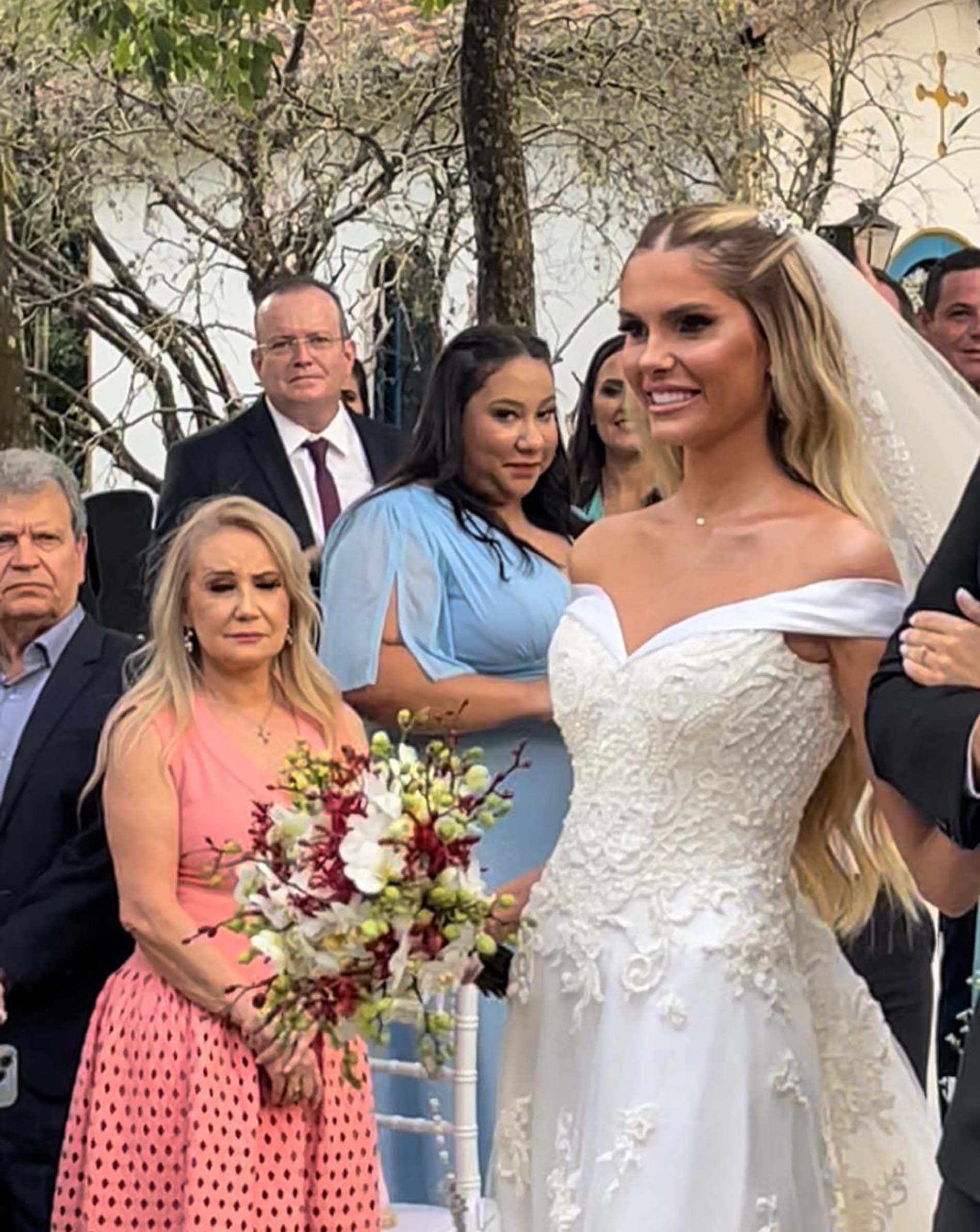 Casamento de Bárbara Evans e Gustavo Theodoro (Créditos: AgNews)
