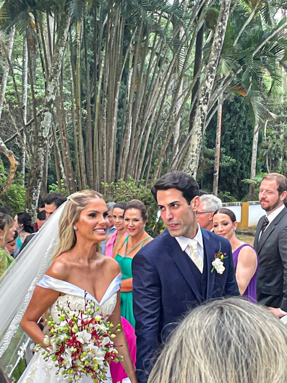 Casamento de Bárbara Evans e Gustavo Theodoro (Créditos: AgNews)