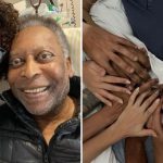 Pelé com a filha - (Crédito: Reprodução/Instagram)