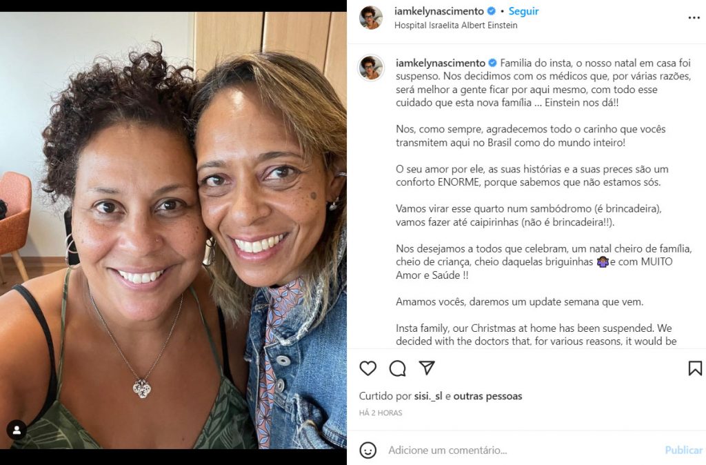 Kely Nascimento, filha de Pelé, fala sobre o pai nas redes sociais