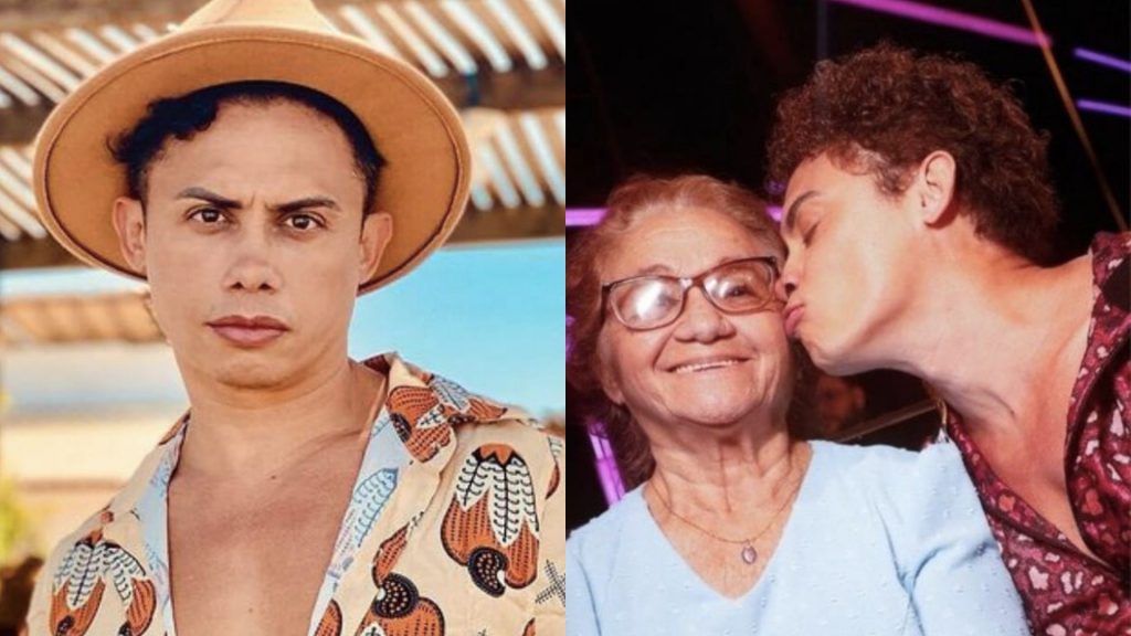 Silvero Pereira e a mãe, Dona Invenção (Reprodução/Instagram)