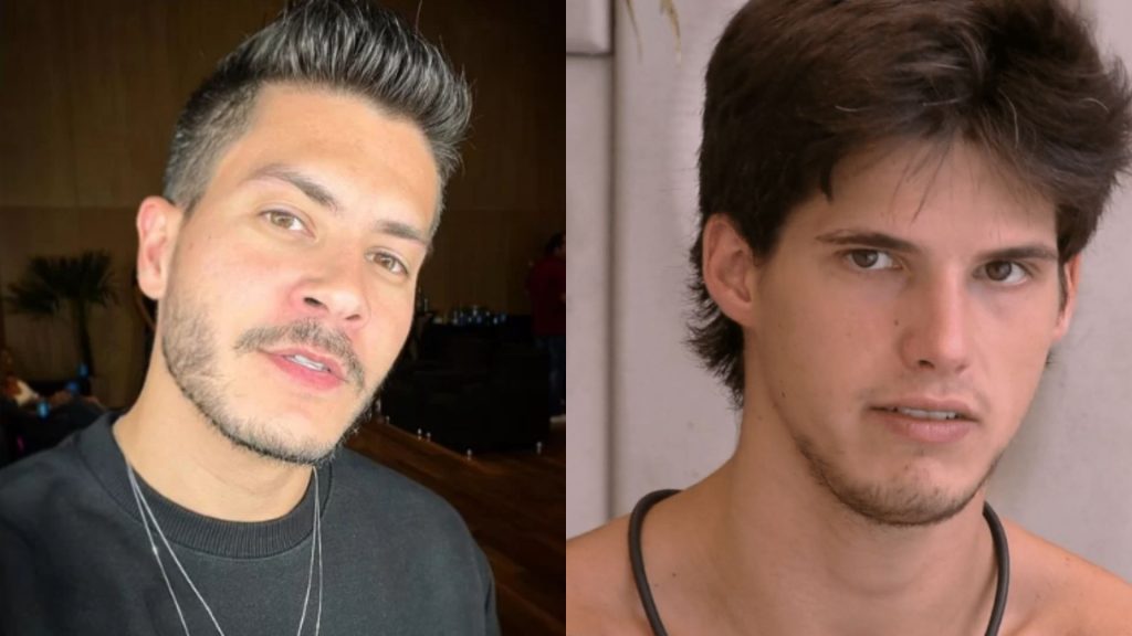 Arthur Aguiar e Gabriel Tavares, do 'BBB 23'. Reprodução/Instagram-Globoplay