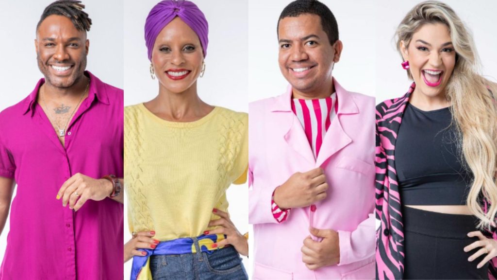 Fred Nicácio, Aline Wirley, Bruno e Marília, do 'BBB 23'. Foto: Globo