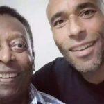 Pelé e o filho Edinho. Reprodução/Instagram