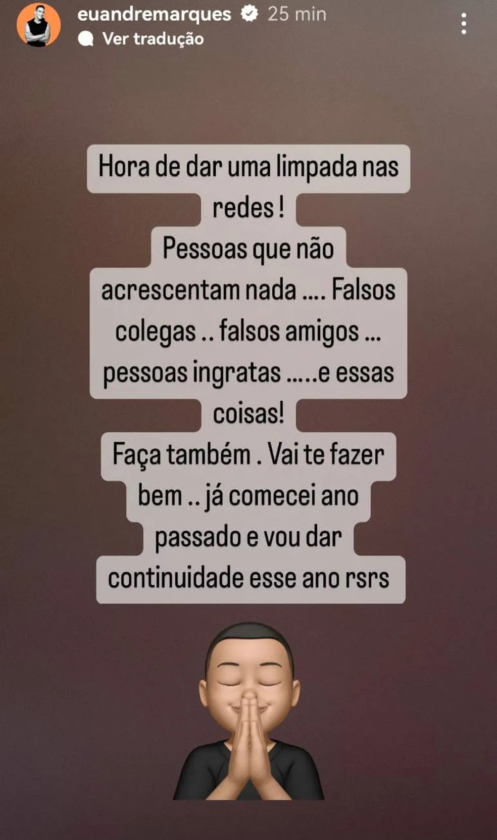 André Marques via Instagram Stories