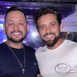 Promoter Junior Cabral e ator Rafael Cardoso