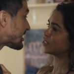 Oto (Romulo Estrela) e Brisa (Lucy Alves) em 'Travessia'