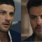 Ari e Moretti em 'Travessia'. Reprodução/TV Globo