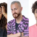 Domitila, Fred e Gabriel do 'BBB 23'. Reprodução/TV Globo