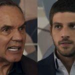 Guerra e Ari em 'Travessia'. Reprodução/TV Globo