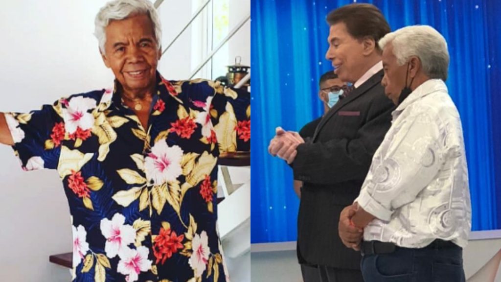 Roque e Silvio Santos. Reprodução/Instagram