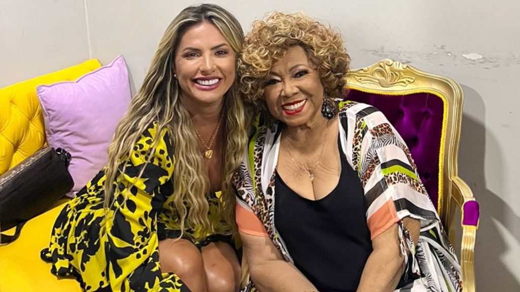 Yara Vellasco e Alcione. Foto: Divulgação