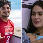 Gabriel Medina e Larissa (Reprodução/Instagram/Globo)