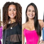 Amanda, Domitila, Larissa e Marvvila no 'BBB 23'. Reprodução/Globo