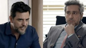 Moretti e Stenio em 'Travessia'. Reprodução/TV Globo