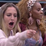 Bruna Griphao grita com Cezar após ouvir conversa sobre Larissa no BBB 23 'Vira homem!' — Foto: Globo