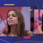 Larissa comenta confronto com Key Alves — Foto: Globo