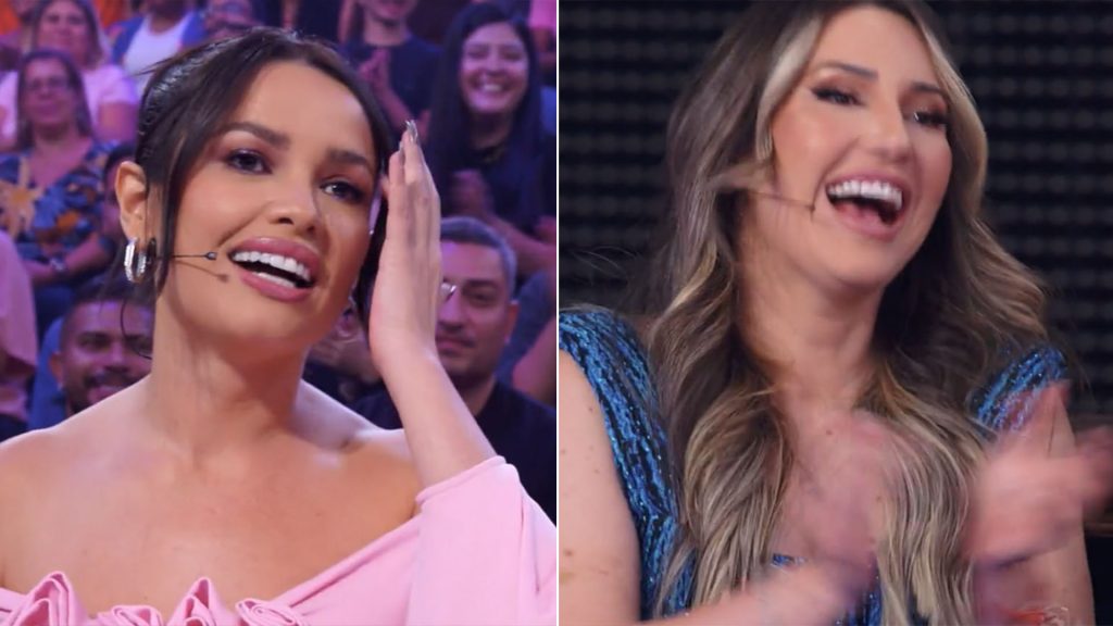 Juliette Freire e Amanda Meirelles no 'Domingão'