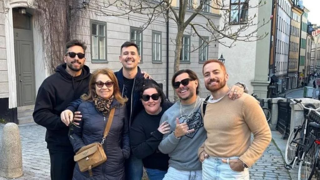 Viúvo, irmã e amigos de Paulo Gustavo viajam juntos para ver show de Beyoncé em Estocolmo — Foto: Reprodução/Instagram