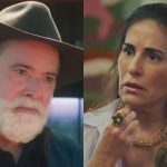 Antonio La Selva e Irene em 'Terra e Paixão'. Reprodução/TV Globo