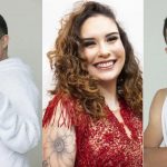 Erick, Stephanie e Tiago em 'A Grande Conquista'. Reprodução/Record TV