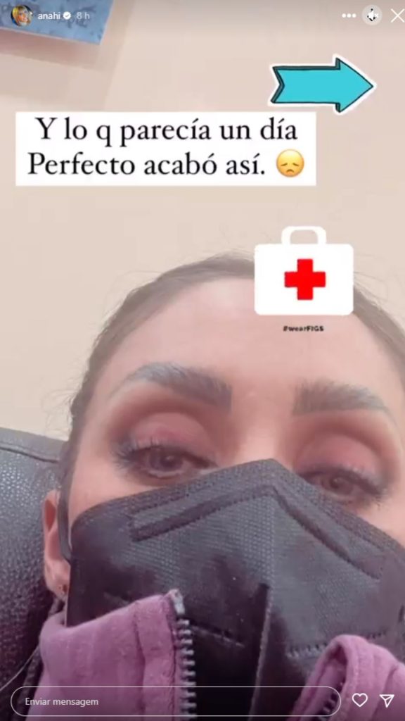 Story de Anahí (1). Reprodução/Instagram