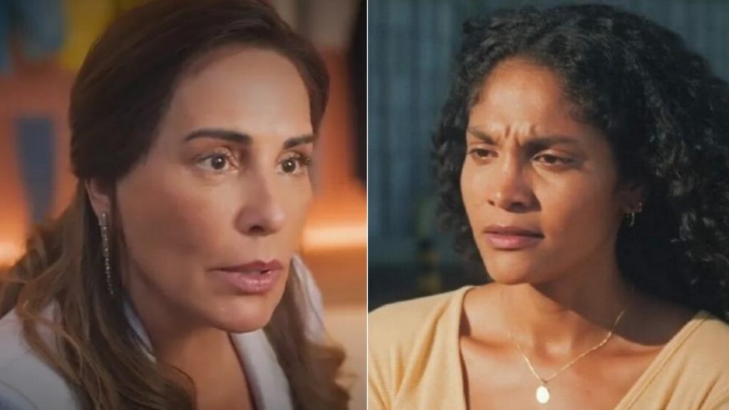 Irene (Gloria Pires) e Aline (Barbara Reis) em 'Terra e Paixão'