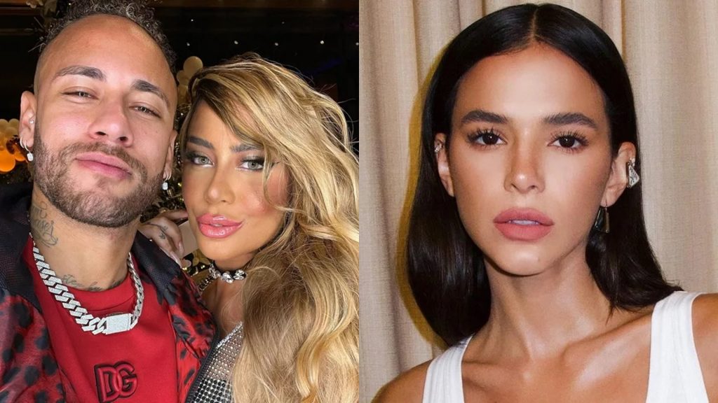 Rafaella Santos, irmã de Neymar, e Bruna Marquezine