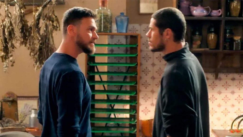 Theo (Emilio Dantas) e Lui Lorenzo (José Loreto) em 'Vai na Fé'