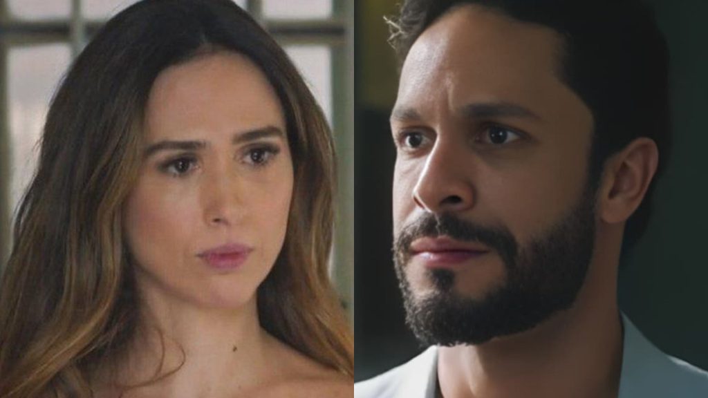 Anely e Luigi em 'Terra e Paixão'. Reprodução/TV Globo