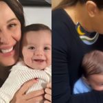 Claudia Raia e o Luca. Reprodução/Instagram