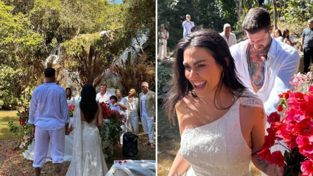 Cleo se casa novamente com Leandro D'lucca. Foto: Reprodução/Instagram