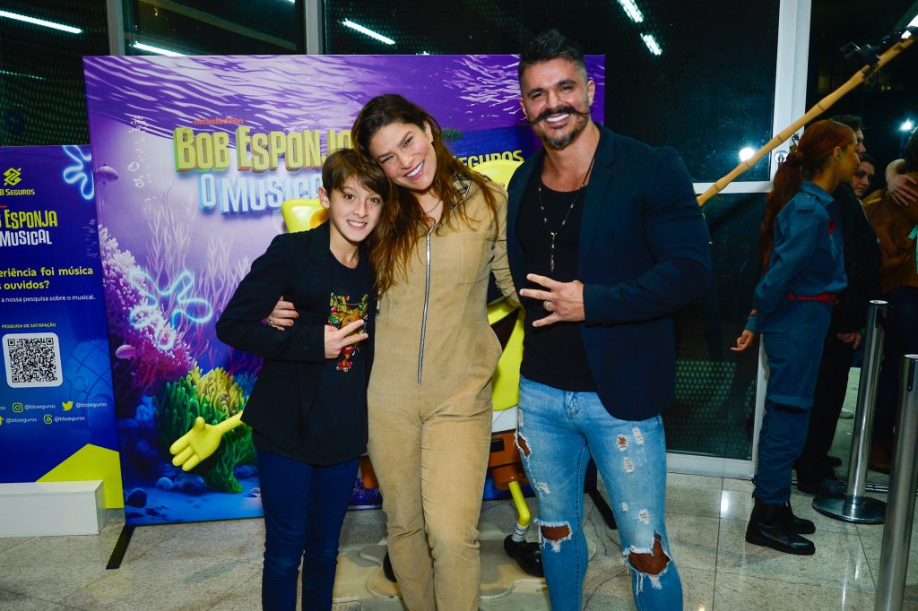 Romeu, Priscila Fantin e Bruno Lopes. Foto: Agnews/Eduardo Martins