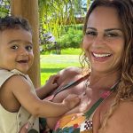 Viviane Araujo e o filho, Joaquim. Reprodução/Instagram