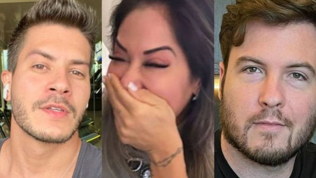 Arthur Aguiar, Maíra Cardi e Thiago Nigro (Reprodução/instagram)