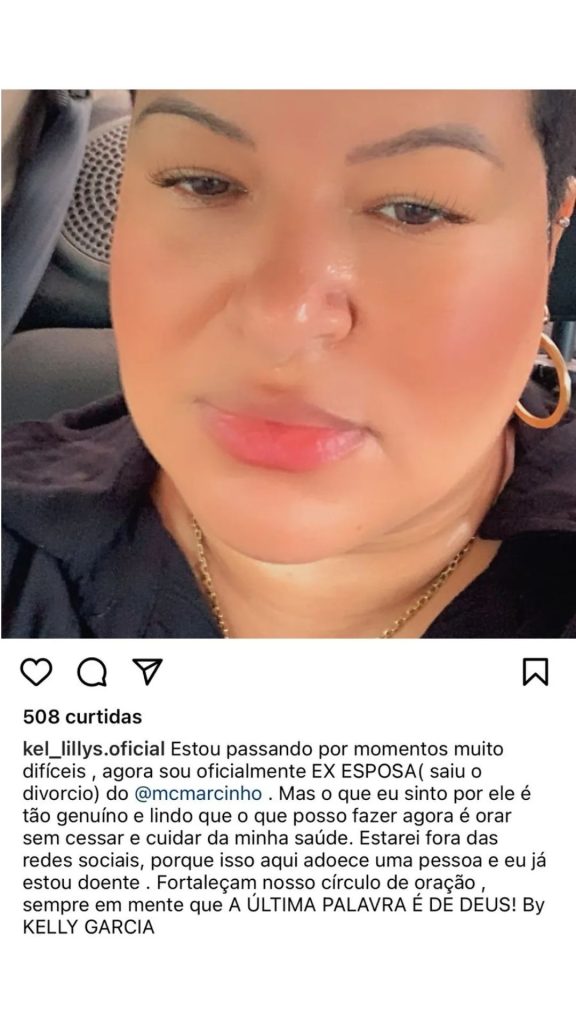 Post de Kelly Garcia. Reprodução/Instagram