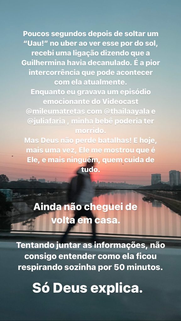 Story de Leticia Cazarre. Reprodução/Instagram