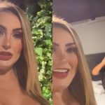 Andressa Urach é filmada pelo filho Arthur em quarto de motel