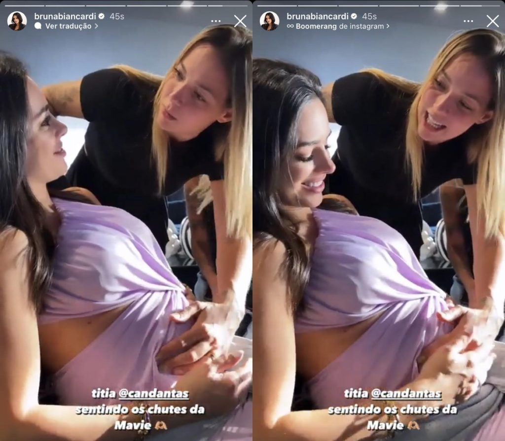 Bruna Biancardi posa com Carol Dantas, ex de Neymar