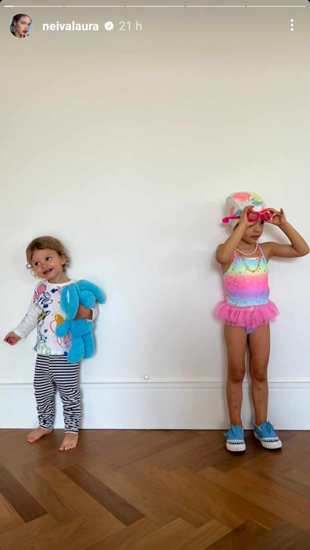 Filhos de Chay Suede com Laura Neiva. Foto: Reprodução/Instagram