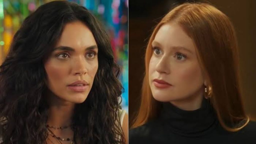 Luna (Giovana Cordeiro) e Preciosa (Marina Ruy Barbosa) em 'Fuzuê'